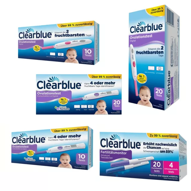 Clearblue Ovulationstest Digital ~ Fortschrittlich & Digital ~ Advanced ~