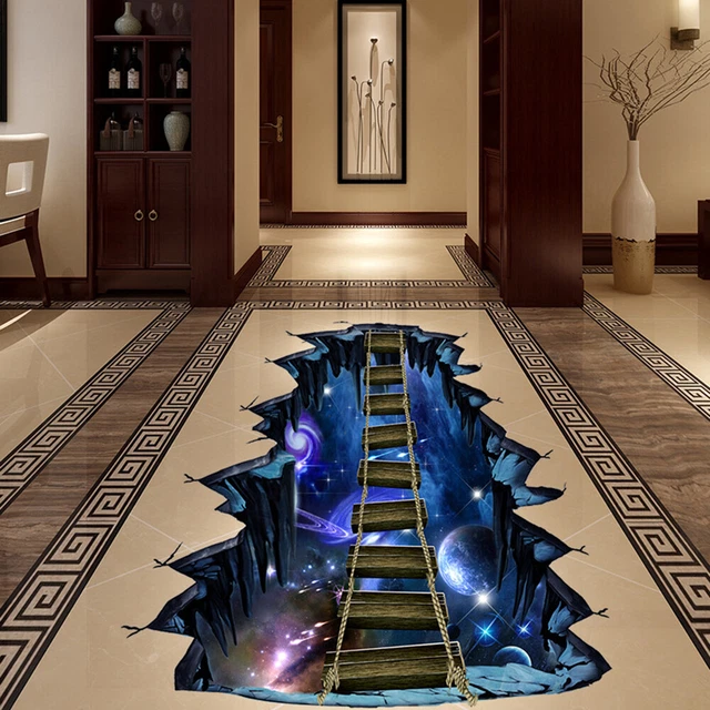 3 D 3D Floor Decals 3d Floor Sticker Wallpaper Mural Children's Room £