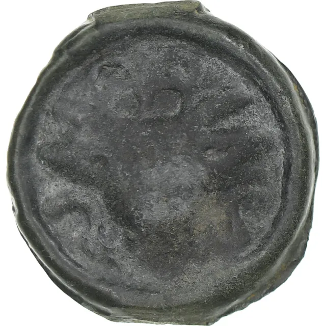 [#1178205] Remi, Potin au bucrane, 1st century BC, EF(40-45), Bronze, Delestrée: