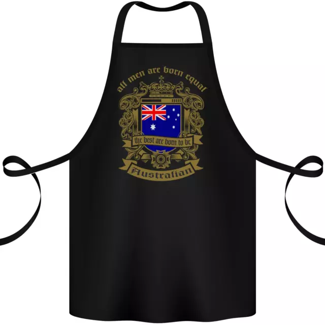 All Men Are Born Equal Australian Australia Cotton Apron 100% Organic