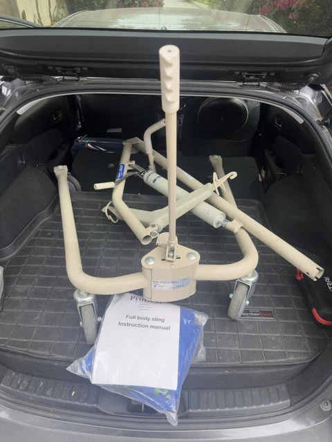 Unused Invacare Lightweight Hydraulic Patient Lift, Beige, 450 lb. Capacity