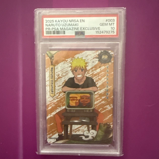 TARJETA PROMOCIONAL EXCLUSIVA de revista PSA Kayou Naruto Uzumaki