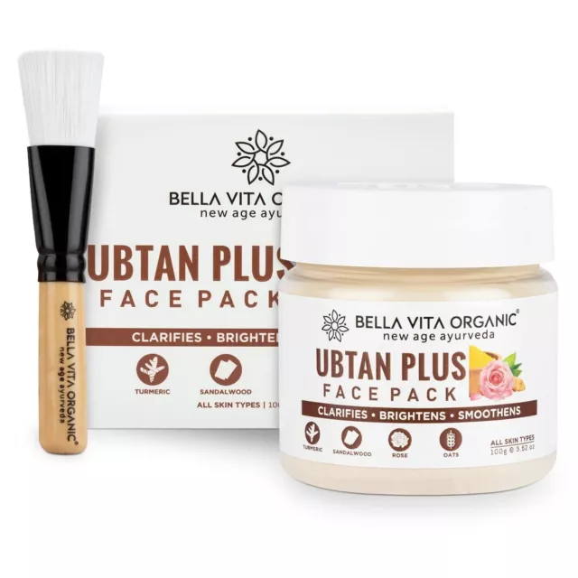 Bella Vita Organic Ubtan Plus Face Pack for Glowing Skin 100 g