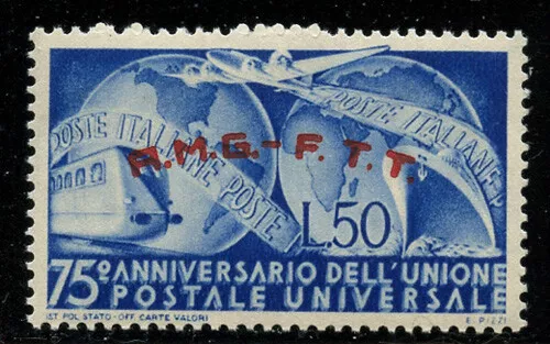 Italy - Trieste A 1949 UPU 75th Anniversary Sc# 40 NH