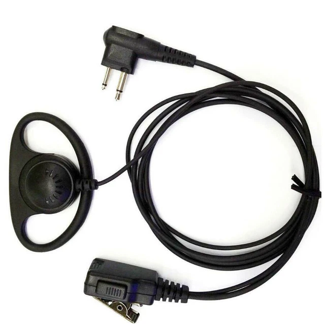 D Earpiece Headset Mic For Motorola Radio CLS1110 CLS1410 CLS1413 CP100 CP200