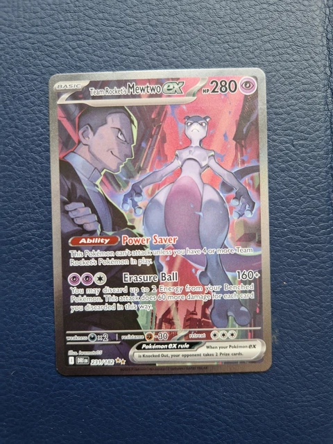 Mewtwo Destend Rivals TEAM ROCKET'S MEWTWO ex 231/182 2025 S&V Destined Rivals Illustration ...