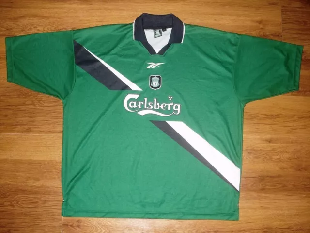 Vintage Reebok LIVERPOOL 1999-2000 Fussballtrikot Trikot England GRÖSSE: 2XL