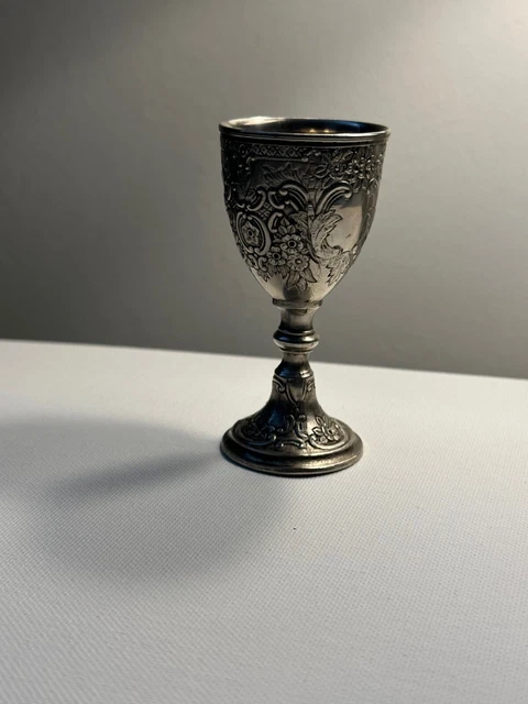 very old silver cup