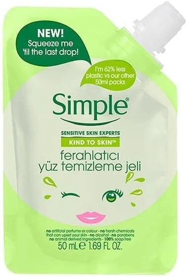 Unilver Simple UNILEVER SIMPLE KIND to Skin Refreshing Facial Wash for Sensitive Skin ...