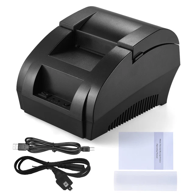 POS5890K 58MM USB Thermal Receipt Printer Support Cash Drawer ESC/POS