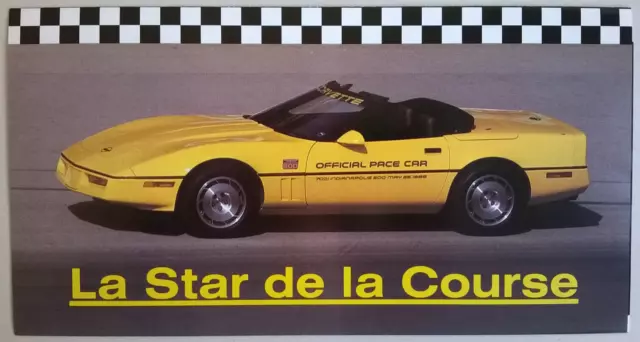 Chevrolet Corvette (1986) : Brochure FRANKLIN MINT (en français)