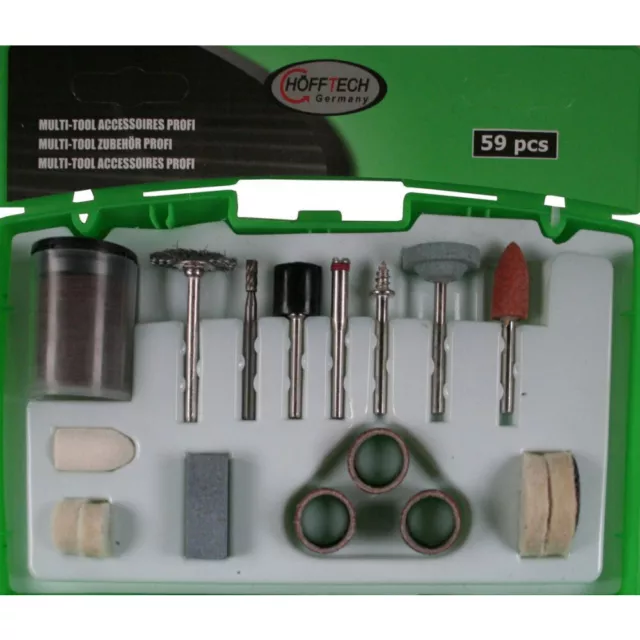 Set Utensili Per Dremel Mini Trapano 59 Pezzi Per Legno Plastica Metallo Taglio