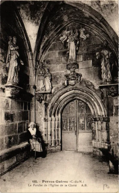 CPA AK DOGOS-GUIREC - The Porch of the Church of LA CLARTE (381621)