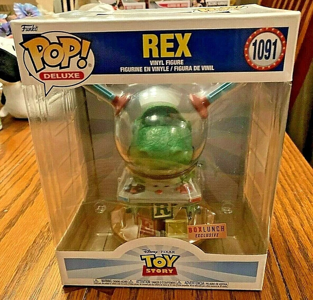 DISNEY'S TOY STORY Deluxe Funko Pop Boxlunch Exclusive Rex 1091 EUR