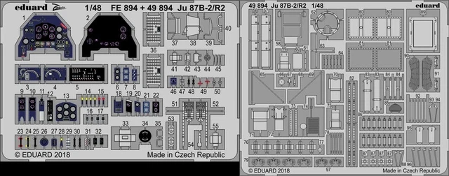 49894 Ju-87B-2/R-2 'Stuka' For 1/48 Airfix Kit