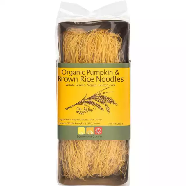 Nutritionist Choice Organic Pumpkin & Brown Rice Noodles 200g