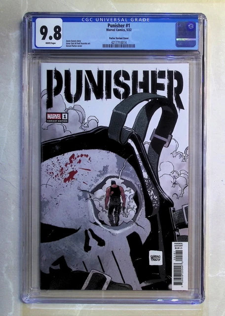 The Punisher #1 (2022 Marvel Comics) Goran Parlov Variant 1st Print CGC 9.8