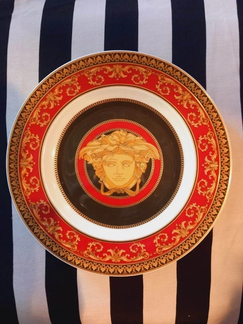 Versace Rosenthal Teller Medusa red 18 cm fehlerfrei TOP