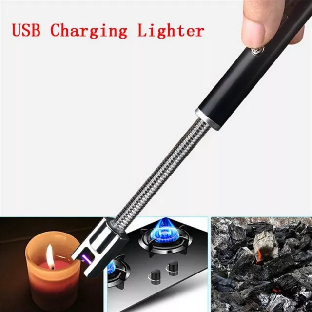 USB BBQ Gas Lighter Rechargable Electric Ignition Outdoor Indoor Kitchen Cooker