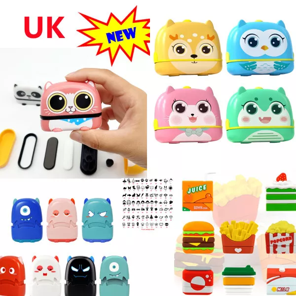 DIY Name Stamp for Children Kids - Self Inking Clothes Labelling Custom UK