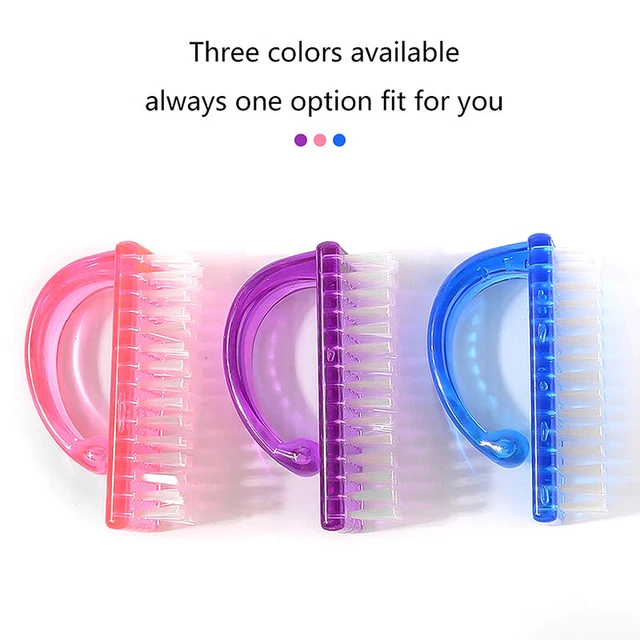 Pulizia Spazzolini Unghie Manicure Rimozione Polvere Unghie Strumento Pulizia Unghie Grande Plastica ~~