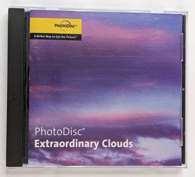 CD de fotos de stock libres de regalías de PhotoDisc Extraordinary Clouds