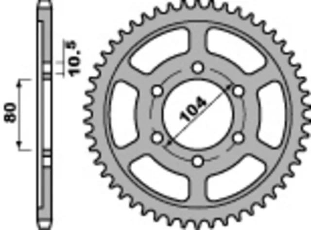 2392 - compatible avec KAWASAKI Z 900 RS CAFE (ZR900E) 900 2018-2020 Couronne de