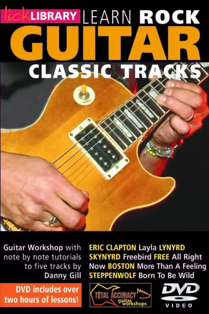 LICK LIBRARY Learn to Play Rock Guitar Classic Tracks Songs GUITAR Lesson DVD