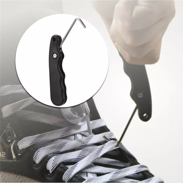 Skate Lace Tightener Folding Portable Tightener Skate Tie Ice Skating Tool Parts 2