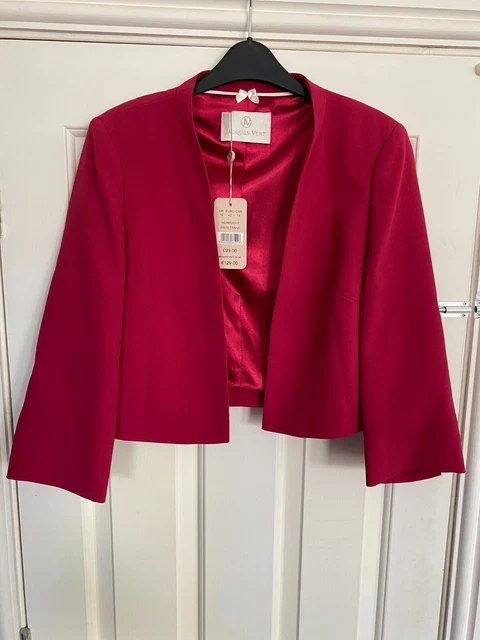 Cerise jacket for wedding on sale