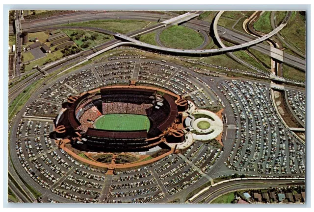 c1960's Magnificent Aloha Stadium Aerial View Honolulu Hawaii Unposted Postcard