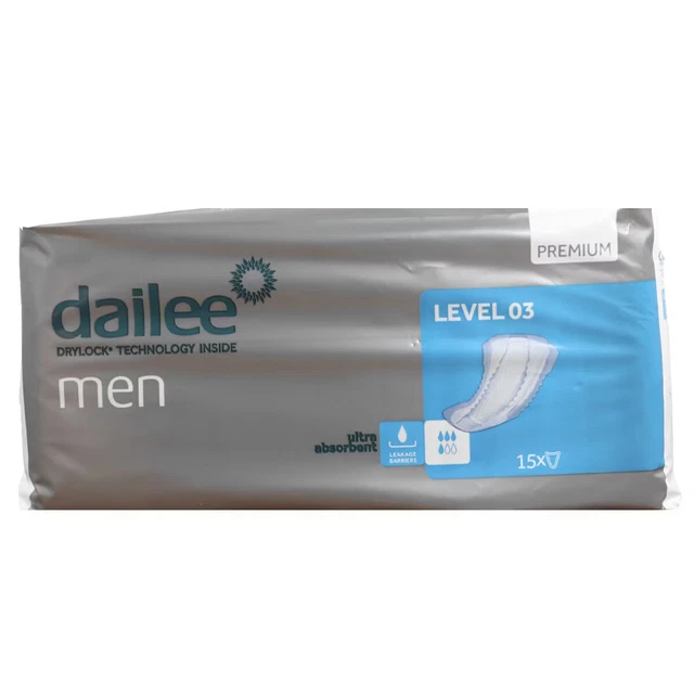 Anatomische Einlagen Dailee Men Level 03, 15 Stück, blitz UPS
