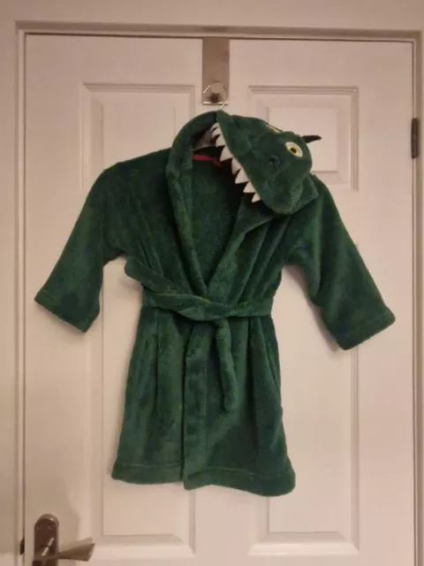 M&S Vestito M&S Età 3-4 Aligatore Coccodrillo Dinosauro Ottime condizioni
