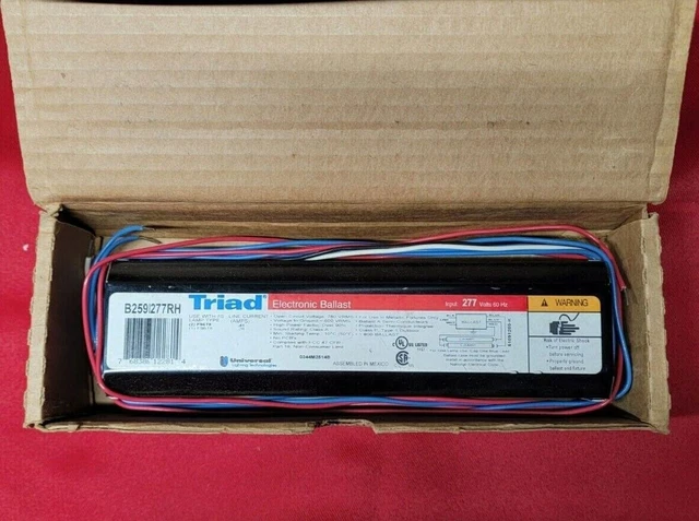 TRIAD Universal B259I277RH - 277V Electronic Ballast B259I277RH-000I - NEW