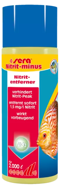 Sera Nitrite Minus 500 ML Eau Douce Valeurs Maintenir Dissolvant Optimisent