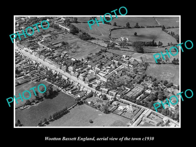 OLD 6 X 4 HISTORIC PHOTO OF BOSCOMBE DORSET ENGLAND AERIAL VIEW
