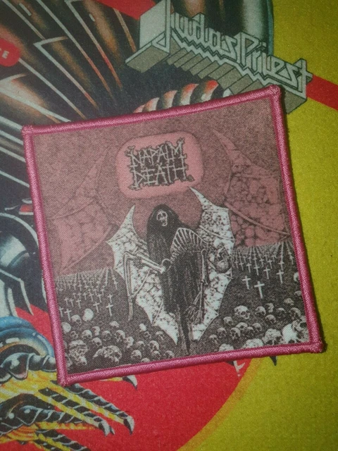 NAPALM DEATH PATCH Pink Border Deathgrind xxx EUR 8,99 - PicClick DE