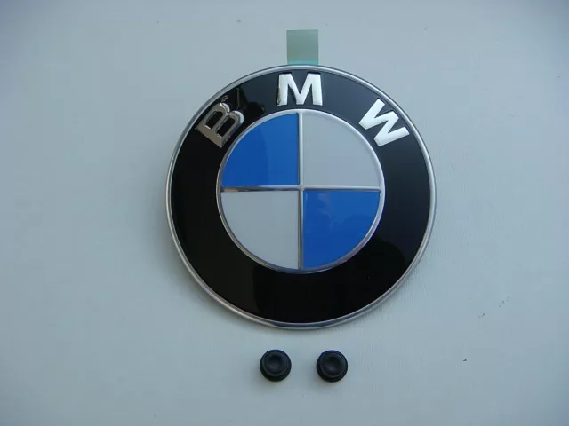 Neu Original BMW 3D Motorhauben Plakette Ø 82mm 7499154 3er E90 E91 E46 E36 E30