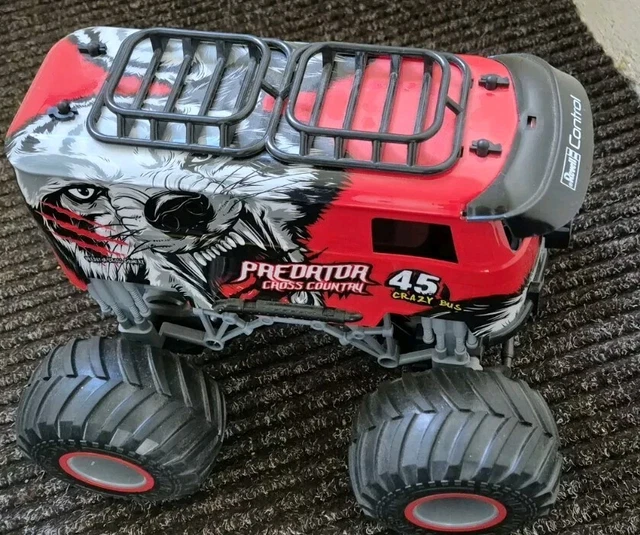 MONSTER TRUCK PREDATOR Control RC Red 116 Large Vehicle (No Remote