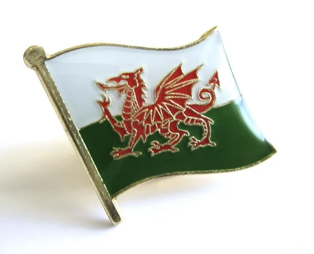 Galles Drapeau Pays Broche Revers Cravate Tack Lds Missionnaire Statesman Ties