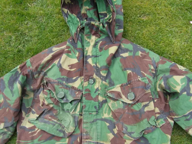 British Army DPM Camouflage Arctic Windproof Smock Jacket Gabardine 1980s 3