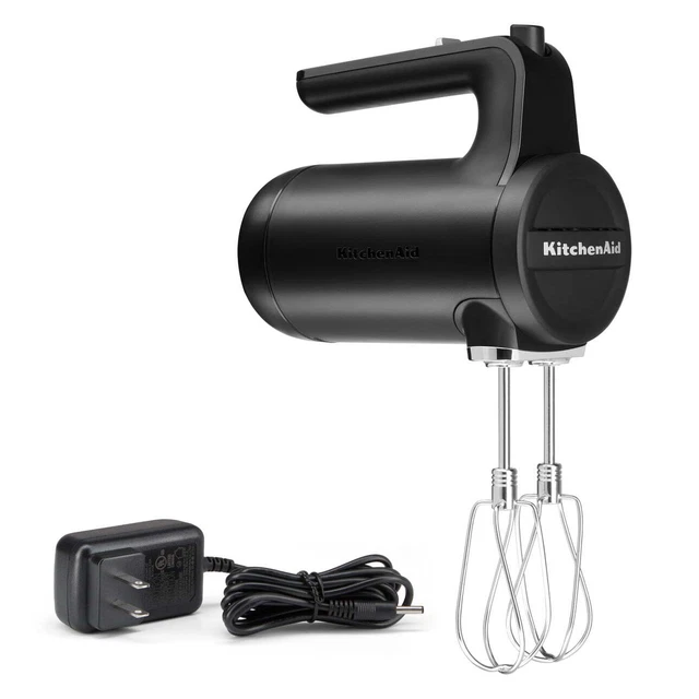 Indoor Durable Cordless 7Speed Hand Mixer Easy Charge Easy Carry Standing Design