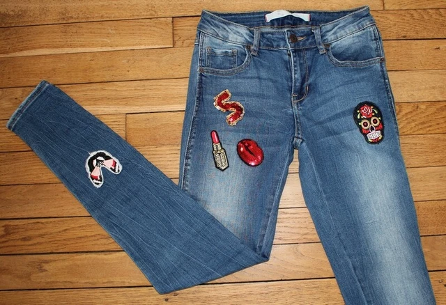Jeans Femme Jennyfer Mom - Taille 32 - Bleu - Neuf Avec étiquettes