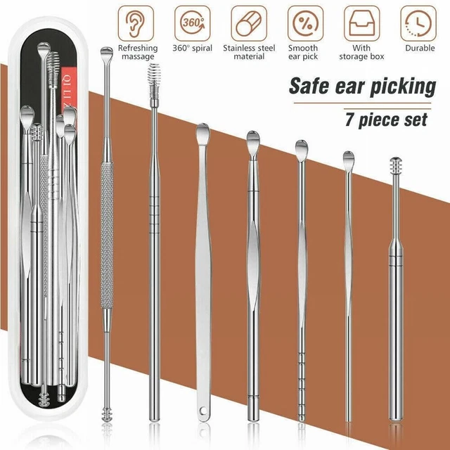 Extracción de orejas cerumen eliminación accesorios kit limpieza de cerumen