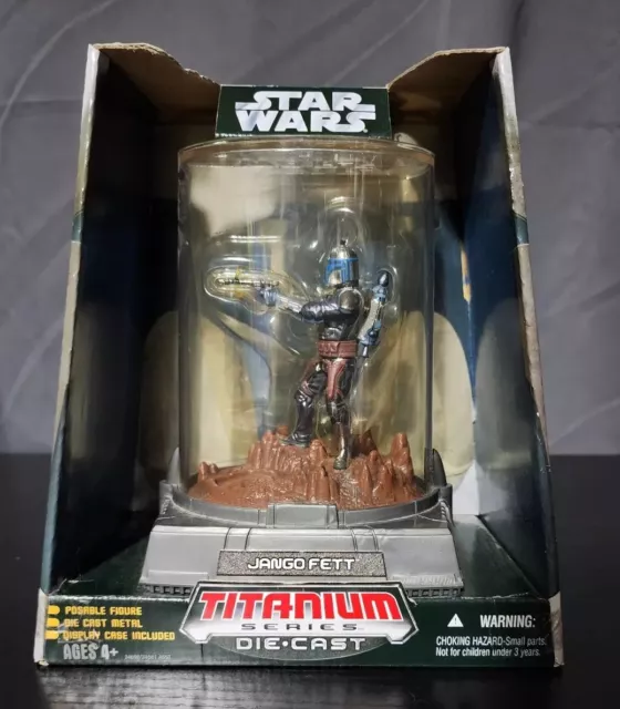 Star Wars Jango Fett Titanium Series Die Cast Figure Lucasfilm 2006 Sealed