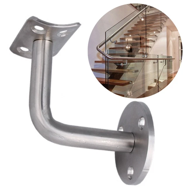 BRACKETS STAIR HANDRAIL Accessories Balustrade Fixed Hardware Mounting ...