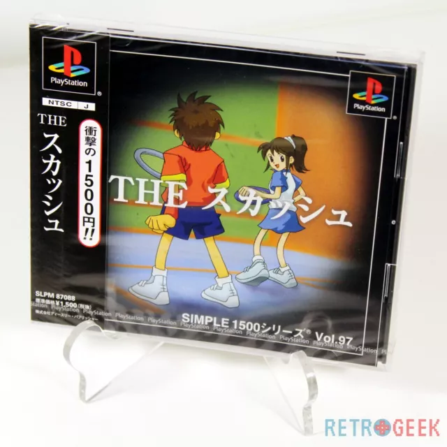 Jeu Simple 1500 Series Vol. 97 : The Squash [JAP] PlayStation / PS1 NEUF Blister