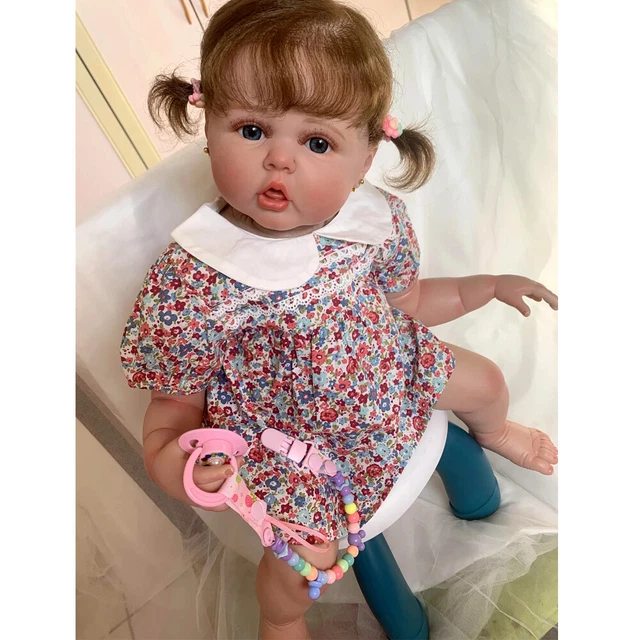 Bambole rinate fatte a mano realistiche neonato bambina giocattoli vene visibili