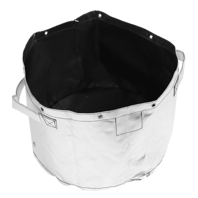 Bolsa de hojas con cubo de compost bolsas de plantación de papas portátil bote de basura plegable