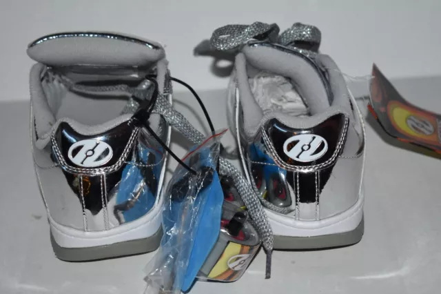 Heelys Kid's Original Wheeled Rolling Shoe Split Chrome 770449 Size Youth 3 3